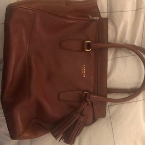 Coach Bag Leather Tan (5 + years old)